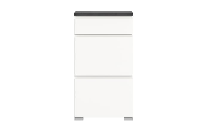 Schuhschrank Shoelove, grau/weiß, 60 cm-02