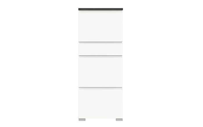 Schuhschrank Shoelove, grau/weiß, 151 cm-02