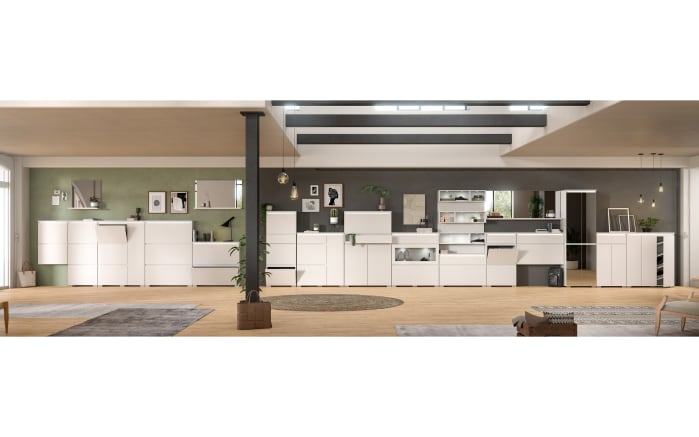 Schuhschrank Shoelove, grau/weiß, 60 x 109 cm-09