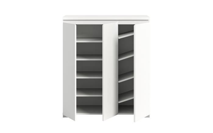 Schuhschrank Shoelove, weiß, 95 x 109 cm -03