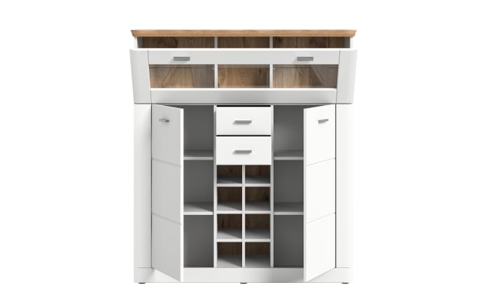 Barschrank Modern Times, weiß/Eiche-Nachbildung-03