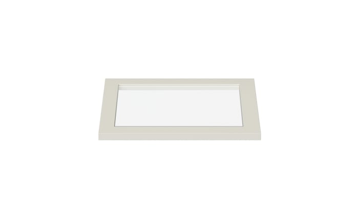 Glaseinlegeboden klein für Jutzler-Schränke, cremeweiß, Breite 48 cm