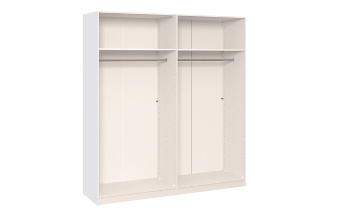 Drehtürenschrank Longline, premiumweiß, 202 x 220  cm-02