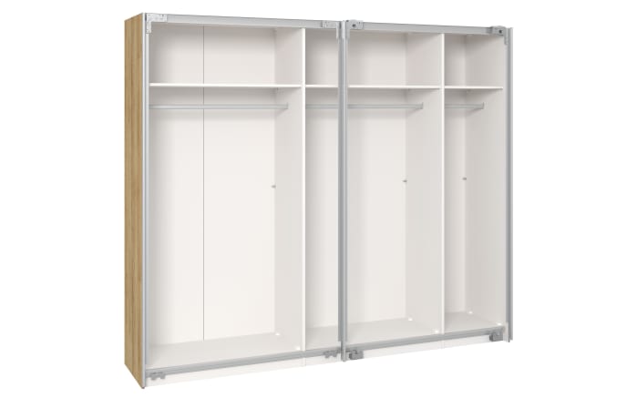 Schwebetürenschrank Slideline, Eiche, 252 x 220 cm-03