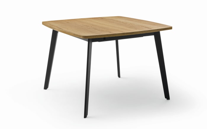 Esstisch Kelo, Eiche-Nachbildung/gold-braun 