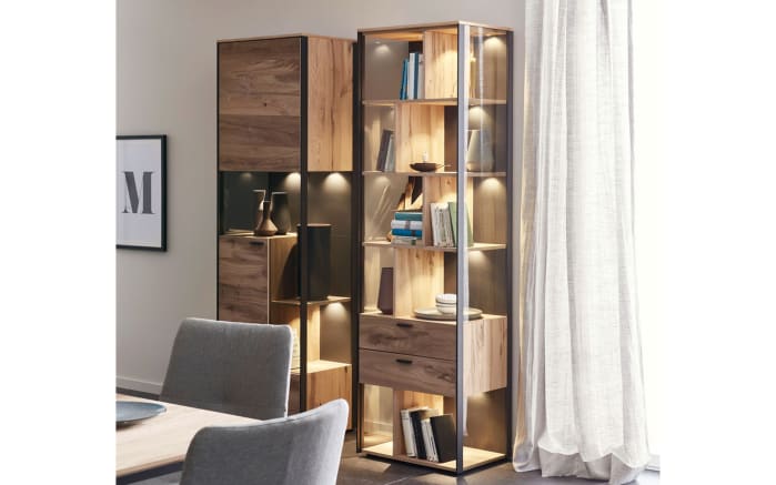 Regal Andra, Eiche rustico/anthrazit-01