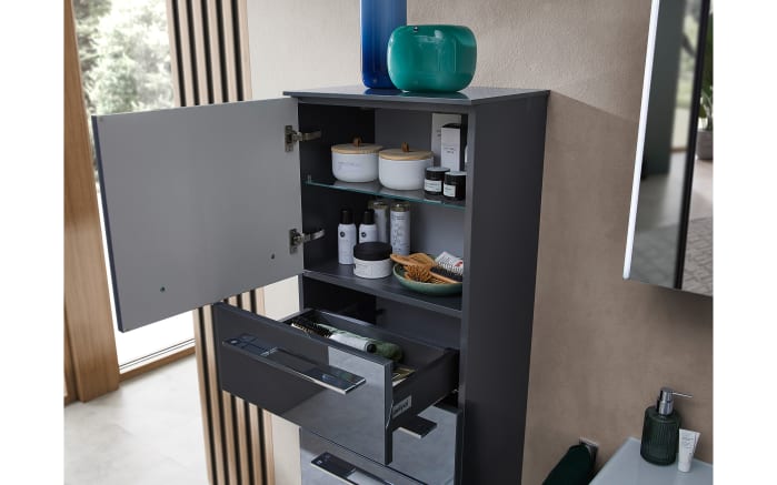 Midischrank Leonardo 109, metallic/anthrazit-04