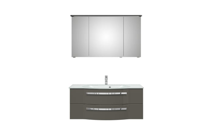 Spiegelschrank mit LED-Beleuchtung, 4005, grau-02