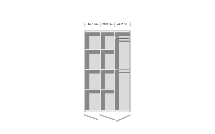 Babyzimmer Kira, kreideweiß/Eiche Nautik-Nachbildung-03