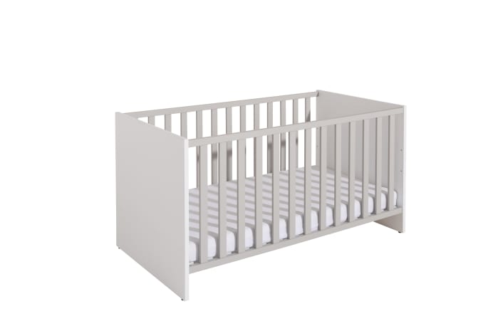Babyzimmer Nils, kreideweiß, 3-türiger Kleiderschrank-02