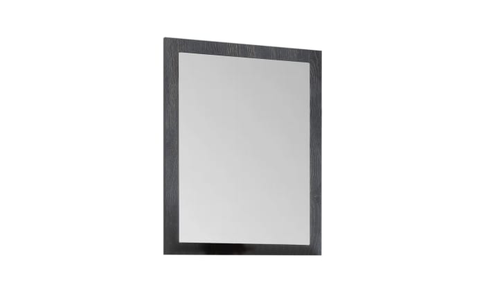 Spiegel Polygon, Räuchereiche-Nachbildung, 60 x 77 cm-01