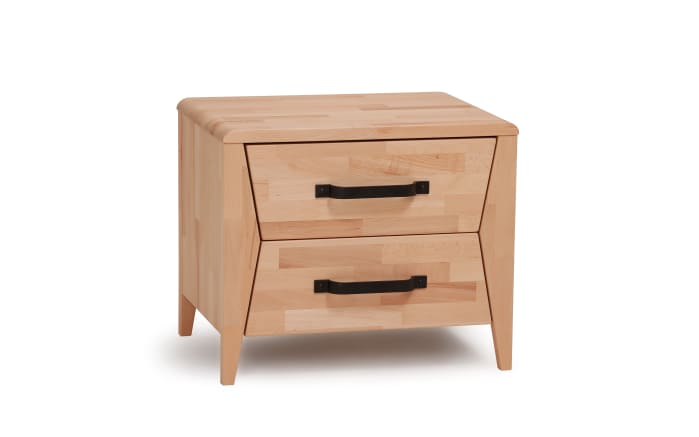Nachttisch Ovata, Wildeiche massiv, inkl. Softclose Funktion-01