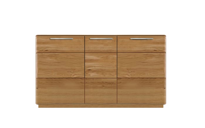 Sideboard Bora Oak, Natureiche massiv, inkl. Softclose Funktion 