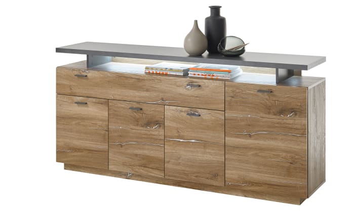 Sideboard Kingston, Flagstaff-Nachbildung/anthrazit-01