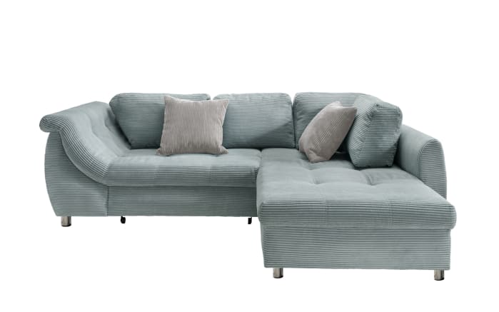 Wohnlandschaft Home, aqua, Ottomane rechts, inkl. Liegefunktion-01