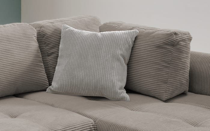 Wohnlandschaft Home, braun Ottomane rechts, inkl. Liegefunktion-03