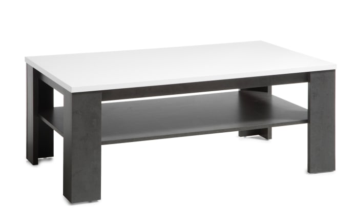 Couchtisch Etero, dark concret, weiß-01