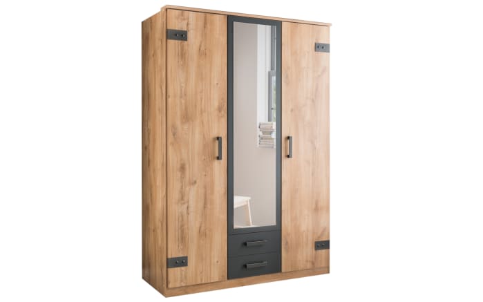 Drehtürenschrank Cork, Plankeneiche-Nachbildung, 199 x bei online 135 cm kaufen Hardeck