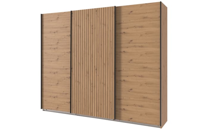 Schwebetürenschrank Andorra, Artisan-Eiche, 300 x 216 cm-02