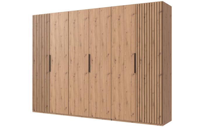 Drehtürenschrank Andorra, Artisan-Eiche, 300 x 216 cm-02