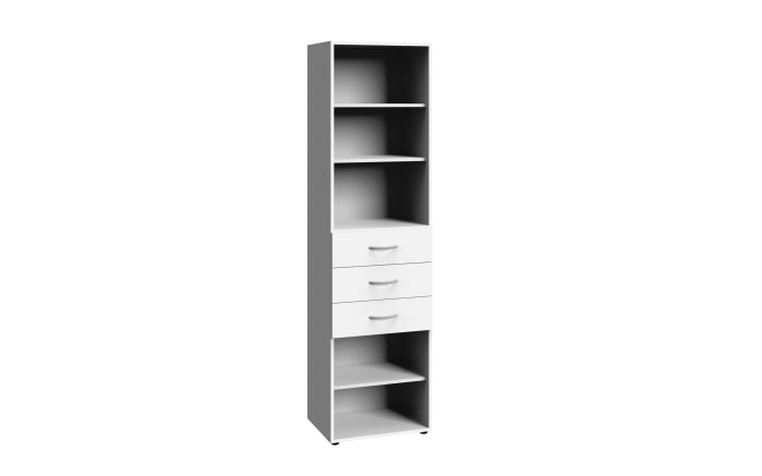 Regal 466 Multiraumkonzept, weiß, 50 x 185 cm -01