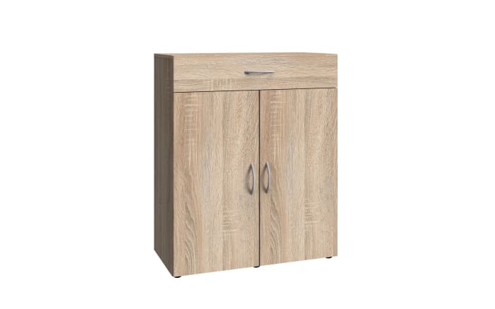 Schuhschrank 332 Multiraumkonzept, Eiche-Nachbildung, 80 x 98 cm -01