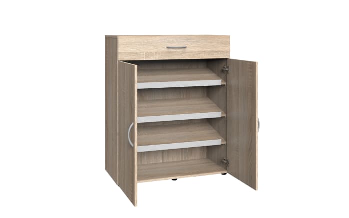 Schuhschrank 332 Multiraumkonzept, Eiche-Nachbildung, 80 x 98 cm -02