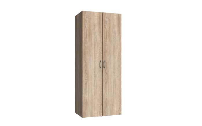 Schrank 642 Multiraumkonzept, Eiche-Nachbildung, 80 x 185 cm -01
