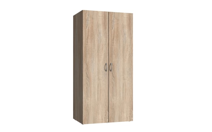 Schrank 649 Multiraumkonzept, Eiche-Nachbildung, 80 x 185 cm-01