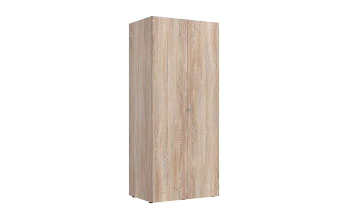 Schrank 669 Multiraumkonzept, Eiche-Nachbildung, 80 x 185 cm -01