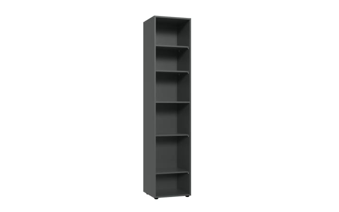 Eckregal 483 Multiraumkonzept, graphit, 40 x 185 cm-01