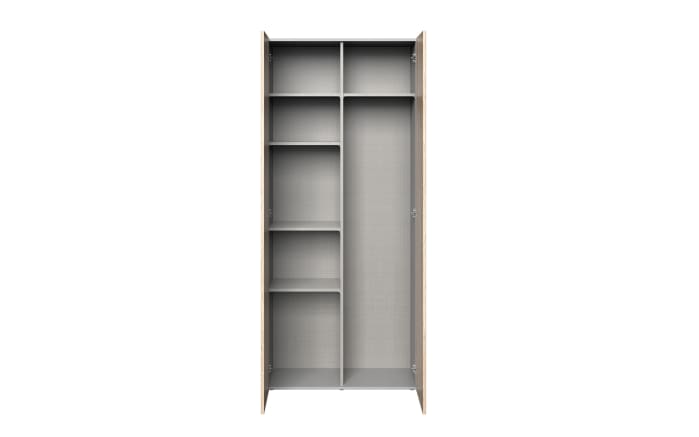 Schrank 642 Multiraumkonzept, graphit, 80 x 185 cm -02