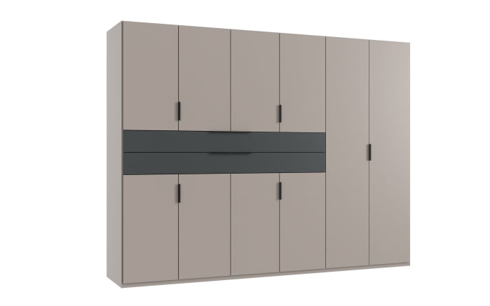 Drehtürenschrank Witten, grau-01