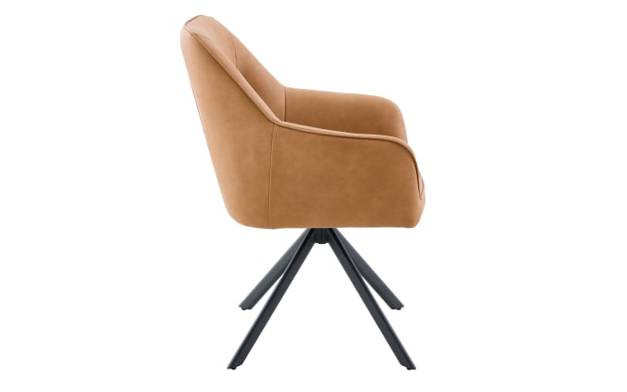 Vierfußstuhl Polina S, cognac-03