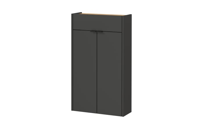 Mehrzweckschrank II GW-Ameca, graphit/Eiche-Nachbildung, inkl. Softclose Funktion -01