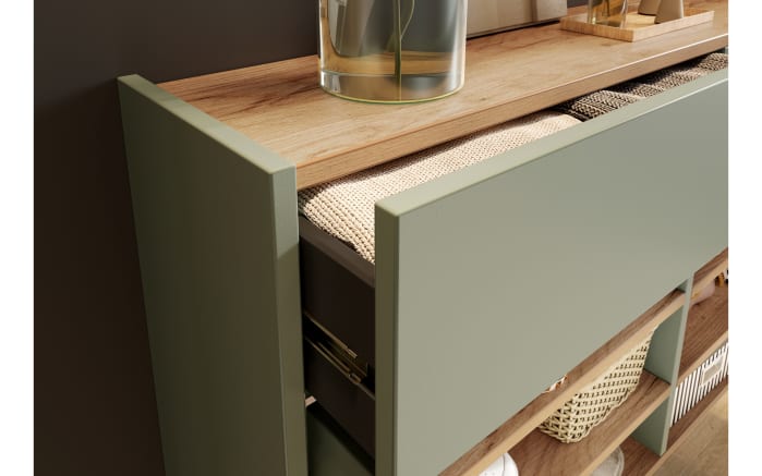 Mehrzweckschrank I GW-Ameca, taupegrün/Eiche-Nachbildung, inkl. Softclose Funktion-05