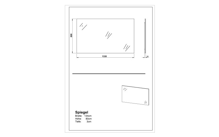 Spiegel GW-Landos, graphit, 134 x 80 cm-03