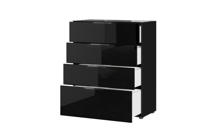 Kommode Oakland, schwarz, 83 x 102 cm-03