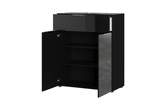 Kommode Oakland, schwarz, 83 x 102 cm-03