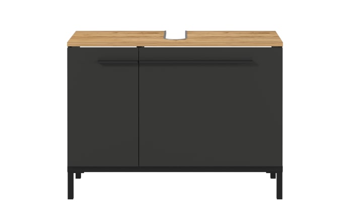 Waschbecken-Unterschrank GW-Yonkers, graphit/Eiche-Nachbildung-02