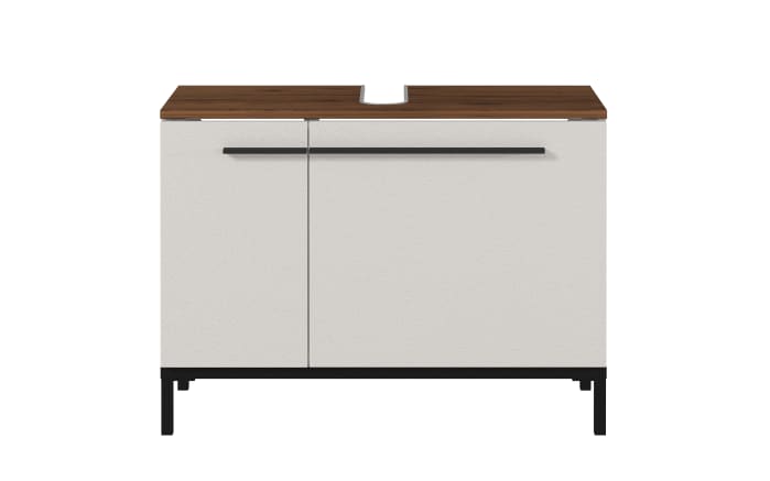 Waschbecken-Unterschrank GW-Yonkers, Kashmir/Nussbaum-Nachbildung-02