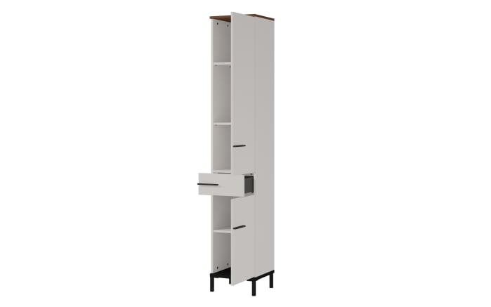Hochschrank GW-Yonkers, Kashmir/Nussbaum-Nachbildung-03