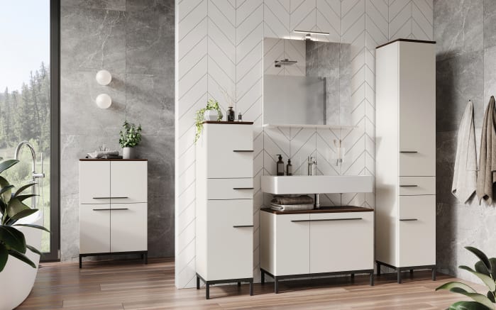 Hochschrank GW-Yonkers, Kashmir/Nussbaum-Nachbildung-09