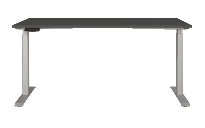 Schreibtisch GW-JET, graphit/silberfarbig-02