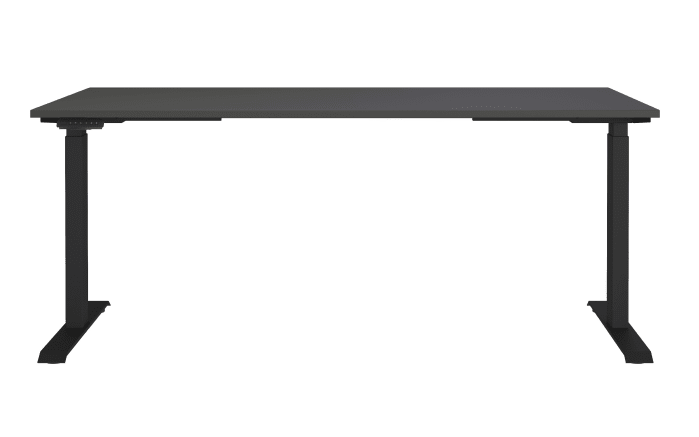 Schreibtisch GW-JET, graphit/schwarz-02