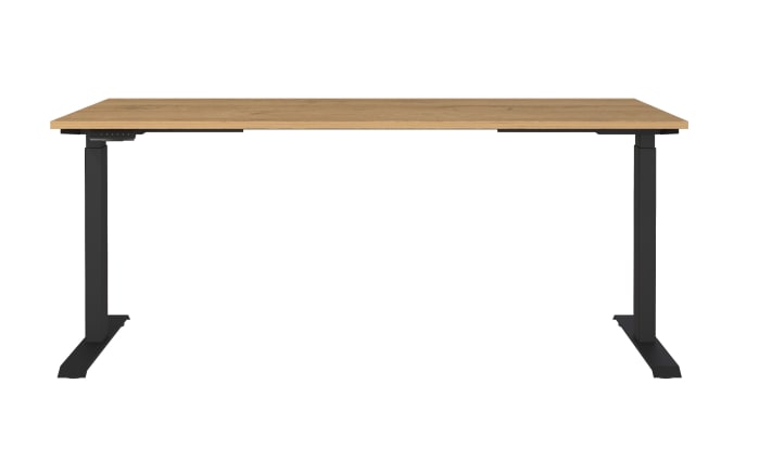 Schreibtisch GW-JET, Grandson-Eiche-Nachbildung/Schwarz-02