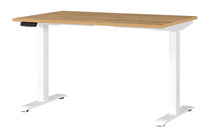 Schreibtisch GW-JET, Grandson-Eiche-Nachbildung/Weiß-01