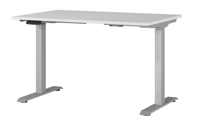 Schreibtisch GW-JET, lichtgrau/silber-01