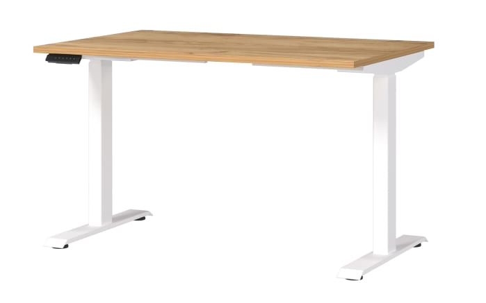 Schreibtisch GW-JET, Navarra Eiche Nachbildung/weiß-01