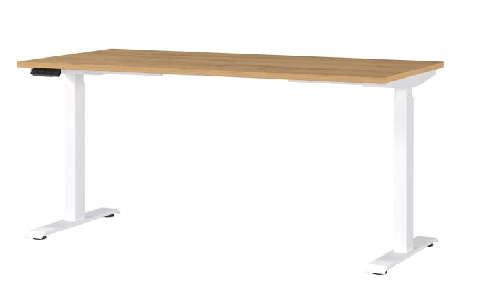 Schreibtisch GW-JET, Grandson-Eiche-Nachbildung/weiß-01